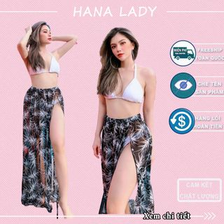 Áo choàng tắm, chân váy bikini sexy cao cấp quyến rũ đi biển cao cấp BN115