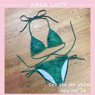 Bikini 2 mảnh  sexy - Đồ tắm đi biển sọc dưa hấu gợi cảm BN144