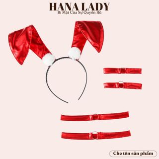 [Mã FADEP2903 giảm đến 30k đơn từ 99k] Bộ Ngủ Liền Thân Da Bóng Cosplay Nàng Thỏ Sexy Quyến Rũ CP306