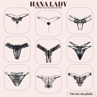 Quần lót lọt khe ren nữ không đáy cột dây hông gợi cảm - Quần chip sexy xuyên thấu quyến rũ tổng hợp