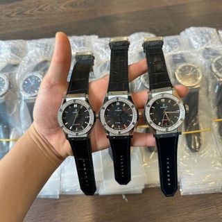 fullbox[Đủ Màu]Fullbox Đủ size 34/38/42mm HUBLOT cơ nhật viền đá sáng đủ 1 hàng + 2 hàng - Hàng tốt Giá Tốt Sỉ IB