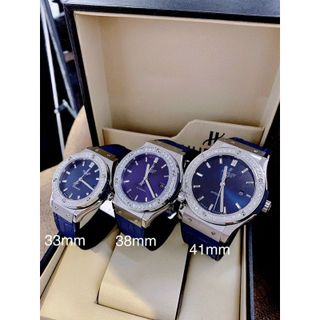 fullbox[Đủ Màu]Fullbox Đủ size 34/38/42mm HUBLOT cơ nhật viền đá sáng đủ 1 hàng + 2 hàng - Hàng tốt Giá Tốt Sỉ IB