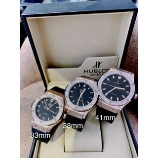fullbox[Đủ Màu]Fullbox Đủ size 34/38/42mm HUBLOT cơ nhật viền đá sáng đủ 1 hàng + 2 hàng - Hàng tốt Giá Tốt Sỉ IB