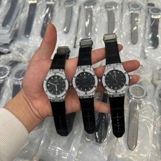 HUBLOT Full Đá Màu Vàng + Trắng Đủ Size mời các Bro