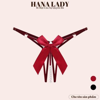 [Mã FADEP2903 giảm đến 30k đơn từ 99k] Quần lọt khe sexy - Quần chip lọt khe dây ngọc phối nơ gợi cảm LK118