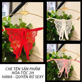 [Mã FADEP2903 giảm đến 30k đơn từ 99k] Quần lót nữ ren sexy, quần lọt khe gợi cảm quyến rũ hình bướm LK075