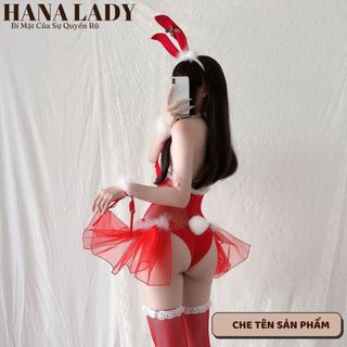 Đồ ngủ cosplay sexy, váy ngủ bodysuit ren hóa trang noel gợi cảm CP289