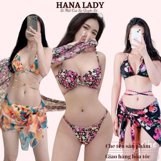 Bikini Sexy Kèm Áo Choàng - Đồ Tắm 3 Mảnh Gợi Cảm Nhiều Mẫu