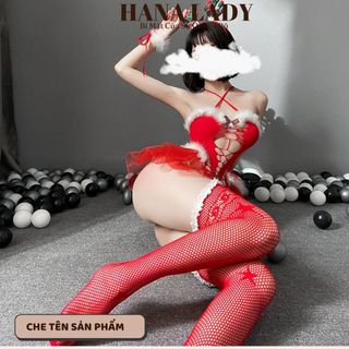 Đồ ngủ cosplay Noel gợi cảm - Váy ngủ sexy ren giáng sinh quyến rũ CP288