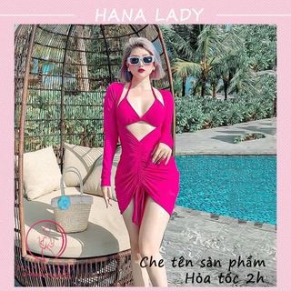 Bikini Sexy Kèm Áo Choàng - Đồ Tắm 3 Mảnh Gợi Cảm Nhiều Mẫu