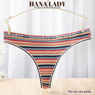 [Mã FADEP2903 giảm đến 30k đơn từ 99k] Quần Lót Nữ Sexy - Quần Lọt Khe Cotton Họa Tiết Sọc Nhiều Màu Sắc LK133