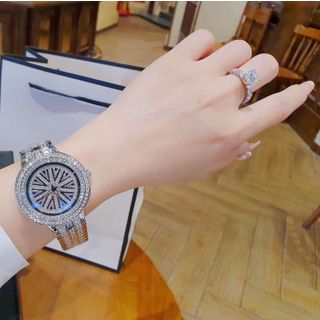 ĐỒNG HỒ NỮ MẶT XOAY TRUNG CẤP BẠC 4
