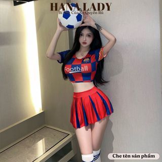 [Mã FADEP2903 giảm đến 30k đơn từ 99k] Đồ cosplay câu lạc bộ bóng đá, đồ ngủ hóa trang cổ động viên sexy CP291