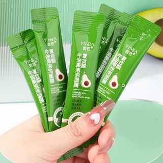 Mặt nạ thải độc trắng da tinh chất bơ Hộp 10 gói