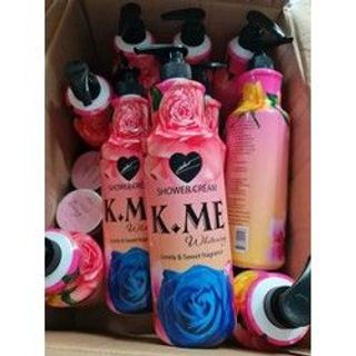 Sữa tắm Thái Lan K.ME chính hãng 1200ML | Sữa tắm trắng da hương hoa hồng