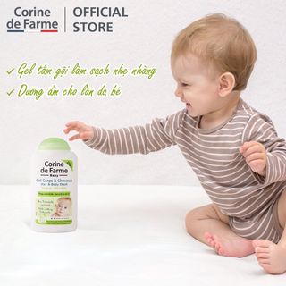 Gel gội và tắm cho bé Corine de Farme Hair & Body Wash 250ml
