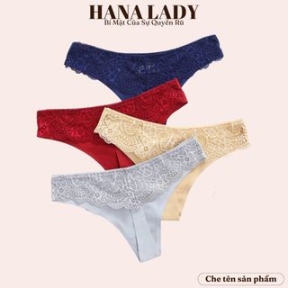 Quần lọt khe su đúc phối ren - Quần chip sexy lọt khe quyến rũ LK078