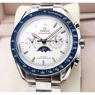 OMEGA SPEEDMASTER phiên bản mới ra mắt chạy full lịch, full chức năng, lõi máy Nhật 8215 chạy bền bỉ