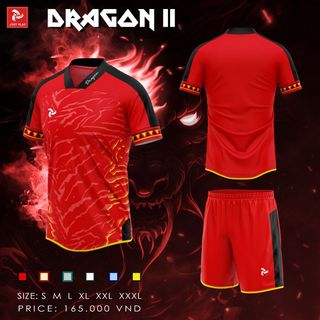 bộ quần áo bóng đá chính hãng JUSTPLAY Dragon II – Kem, IN TÊN SỐ, LOGO THEO YÊU CẦU, ĐẶT ÁO ĐỘI NHÓM,