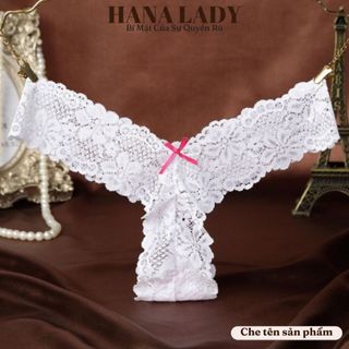 Quần lót lọt khe ren sexy - Chip ren chữ Y quyến rũ phối nơ đáng yêu gợi cảm LK013