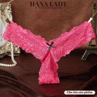 Quần lót lọt khe ren sexy - Chip ren chữ Y quyến rũ phối nơ đáng yêu gợi cảm LK013