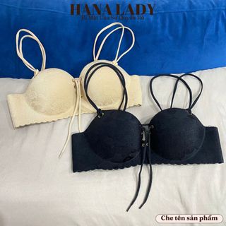Áo Ngực Su Hoa Văn Dây Rút Đệm Bàn Tay Dày 4cm Siêu Nâng AL020