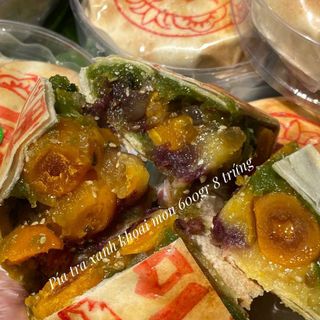 BÁNH PÍA TRÀ XANH KHOAI MÔN MỠ HÀNH SIÊU TO KHỔNG LỒ - WINNIE HOUSE