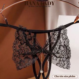 Quần lót nữ - Quần lọt khe ren dây nơ sexy gợi cảm LK104