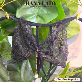Quần lót nữ - Quần lọt khe ren dây nơ sexy gợi cảm LK104