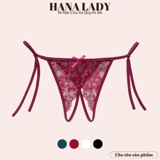[Mã FADEP2903 giảm đến 30k đơn từ 99k] Quần lọt khe ren hở mông - Quần lót nữ sexy không đáy cột dây quyến rũ LK093