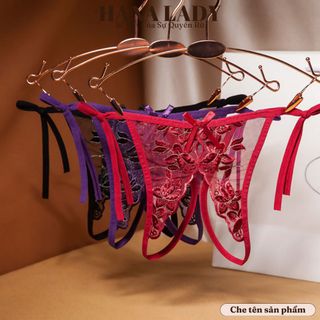 [Mã FADEP2903 giảm đến 30k đơn từ 99k] Quần lọt khe ren hở mông - Quần lót nữ sexy không đáy cột dây quyến rũ LK093