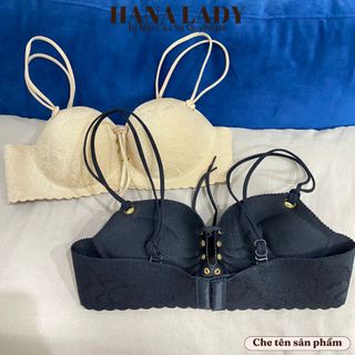 Áo Ngực Su Hoa Văn Dây Rút Đệm Bàn Tay Dày 4cm Siêu Nâng AL020