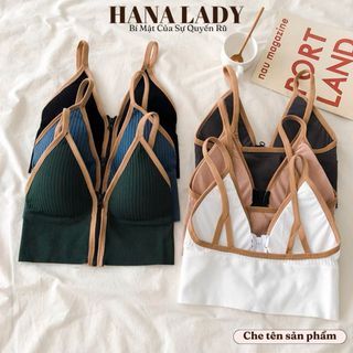 Áo bra tập gym, yoga, aerobic croptop xẻ ngực kèm mút len tăm siêu sexy BL032
