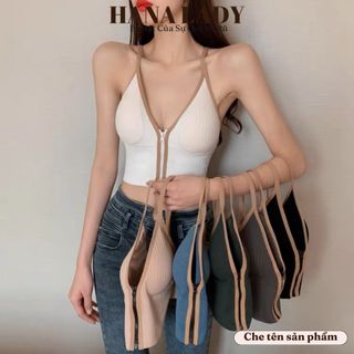 Áo bra tập gym, yoga, aerobic croptop xẻ ngực kèm mút len tăm siêu sexy BL032