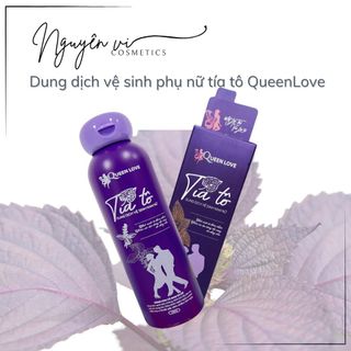 Dung dịch vệ sinh phụ nữ tía tô QueenLove 150ML | Làm sạch, Dưỡng ẩm, Khử mùi