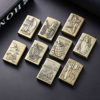 BẬT LỬA ZIPPO ĐỒNG NHIỀU HÌNH