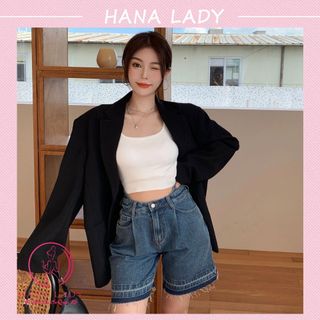 Áo ba lỗ cổ U gợi cảm - Croptop thun quyến rũ sexy BL035