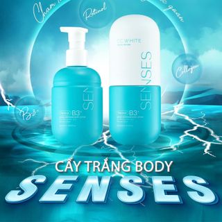 Kem Body Dưỡng Trắng Da SENSES | Kem dưỡng ẩm toàn thân