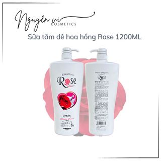 Sữa tắm dê hương hoa hồng Rose 1200ML giá sỉ