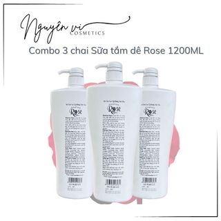 Sữa tắm dê hương hoa hồng Rose 1200ML