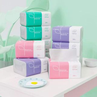 Giấy rút 3 màu Top Gia thùng 30 gói