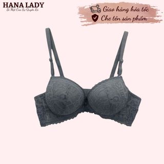 Áo Lót Nữ Nâng Ngực - Áo Ngực Tạo Khe Đệm Dày 5.5cm Thông Hơi Thoáng Khí Ren Gấm Cao Cấp AL021