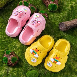 Dép sục cho bé trai bé gái hình thỏ cá sấu kèm quai sau siêu nhẹ siêu mềm êm chân