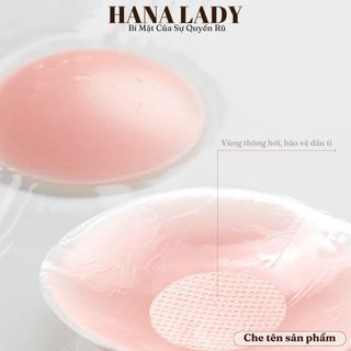 [Mã FADEP2903 giảm đến 30k đơn từ 99k] Miếng dán ngực tàn hình thông hơi silicon - Dán ti tròn hộp hồng cao cấp DT036