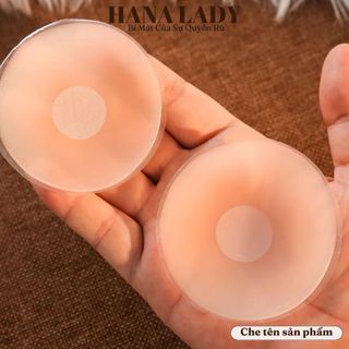 [Mã FADEP2903 giảm đến 30k đơn từ 99k] Miếng dán ngực tàn hình thông hơi silicon - Dán ti tròn hộp hồng cao cấp DT036