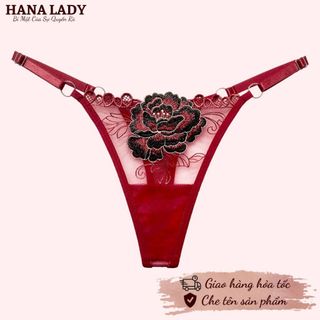 Quần Lót Nữ Gợi Cảm - Quần Lọt Khe Ren Hoa Hồng Sexy Quyến Rũ LK136