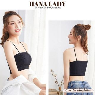 Bra quây len tâm cao cấp kèm mút ngực, áo ngực không gọng dây bún croptop gợi cảm BL037