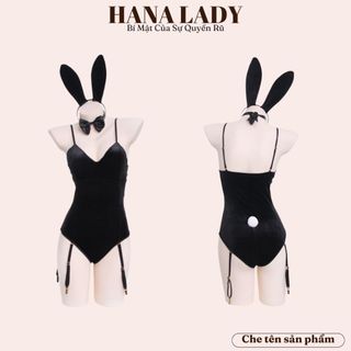 Cosplay Thỏ Ngọc Nhung Cao Cấp, Đồ Ngủ Costume Sexy Mặc Nhà Quyến Rũ Gợi cảm Bodysuit CP120