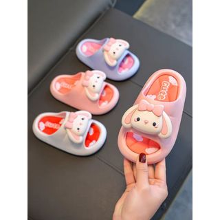 Dép bánh thỏ Koromi tai dài và khủng long dễ thương cao cấp êm chân bé gái và bé trai