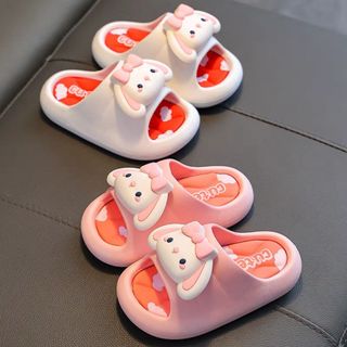 Dép bánh thỏ Koromi tai dài và khủng long dễ thương cao cấp êm chân bé gái và bé trai